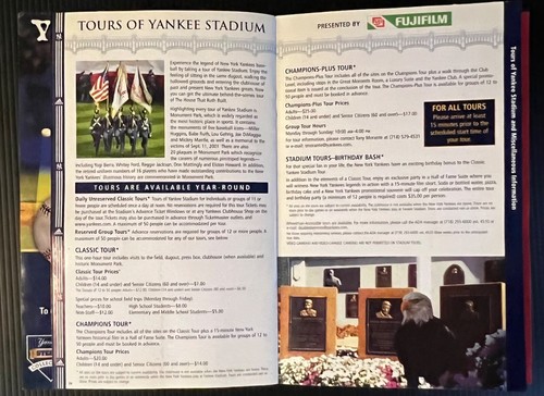 NEW YORK YANKEES Pride, Power, Pinstripes - 2006 Ticket Information & Fan Guide - Picture 10 of 21