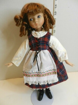 Dianna Effner ''14 Porcelain doll with dress and shoes