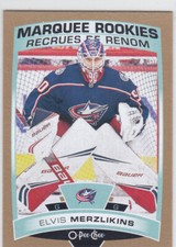 19/20 OPC..ELVIS MERZLIKINS..UPDATE ROOKIES GOLD..SSP..CARD # 626..BLUE JACKETS