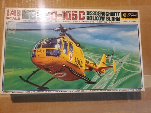 Maquette Hélicoptère Fujimi 1/48 – Messerschmitt Bolkow MBB BO-105C – ZF905
