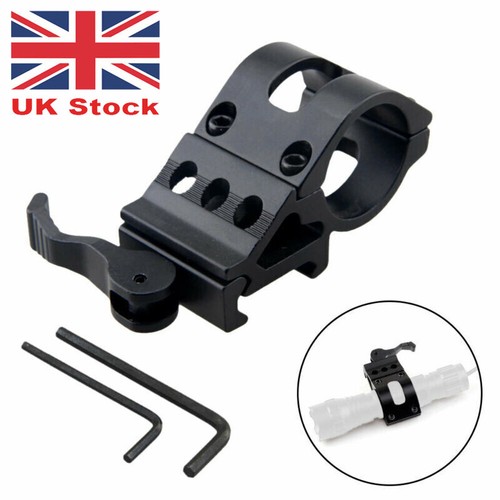 25.4mm Torch Laser Offset Rifle For Picatinny Scope Flashlight Rail Mount