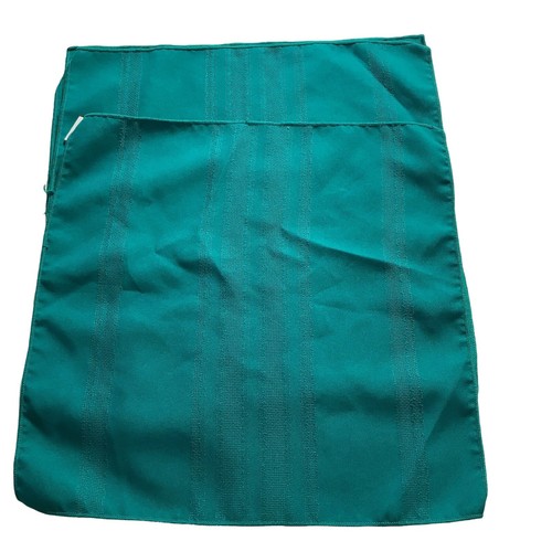 Green Cloth Napkins (Set of 5) 16.5" square Stripe Green on Green Fabric - Picture 5 of 6