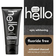 Activated Charcoal Epic Whitening Fluoride Free Toothpaste, Fresh Mint C