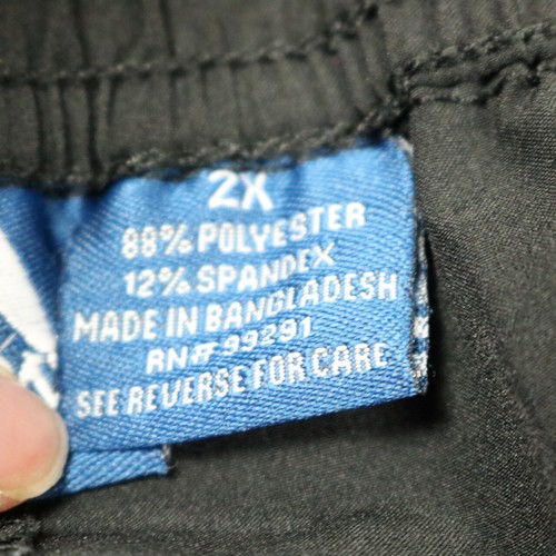 Okanu Surf Board Shorts Swim Trunks Elastic Waist Drawstring Black 2X (39x8) - Picture 12 of 20