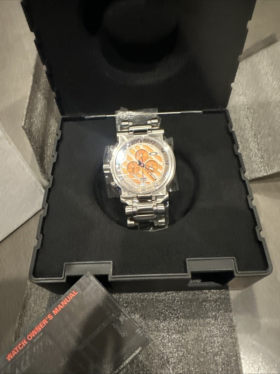Oakley Hollow Point Orange Men's Watch - 10-047 for sale online | eBay