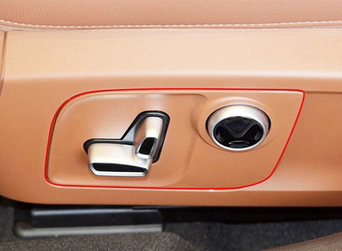 Para Maserati Ghibli 2014-2021 Asiento de fibra de carbono Manija de botón Panel Borde - Imagen 5 de 6