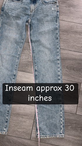 Gap Boys Jeans Size 16 Slim 90s Original Straight Light Wash New W/Tags - Picture 7 of 8