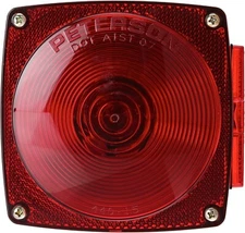 Peterson Manufacturing V440 Combination Stop and Tail Light , Red (6 PACK)