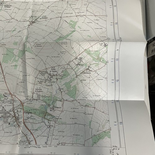 Bretteville=Sur-Laize 1613O Serie Bleue IGN 1994 Travel Road Map OldPaperMaps - Picture 17 of 24