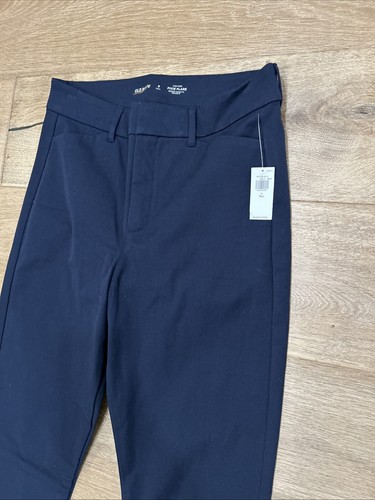 NWT Old Navy Pixie Flare High Waisted Pants Navy Blue 8 Tall 8T Medium - Picture 12 of 13