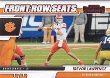 2021 Panini Contenders Draft Picks Front Row Seats Red #1 Trevor Lawrence