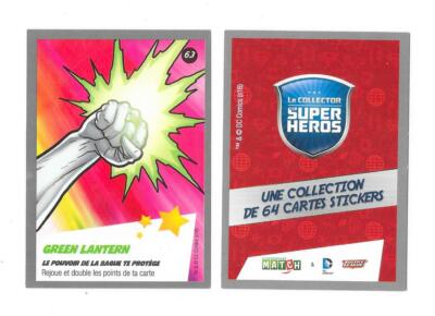 DC Comics Match Karte - Serie 2 - Superheld - Nr. 63 - Green Lantern