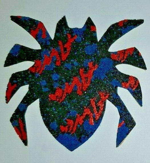 ALVA - '80s Skateboard Finger Grip - Spider / Rip Grip style