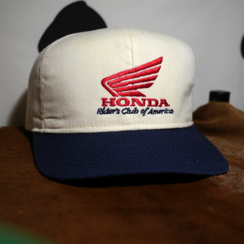 Vintage Honda Snapback Hat 90s USA Rare Motorcycl… - image 1