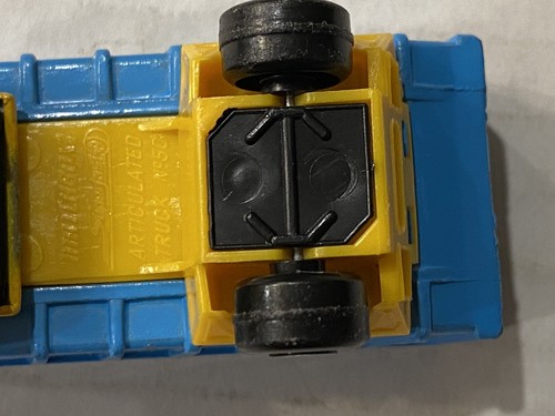 Lesney Matchbox Superfast Articulated Truck No.50 1973 Yellow Made In England - Picture 8 of 11