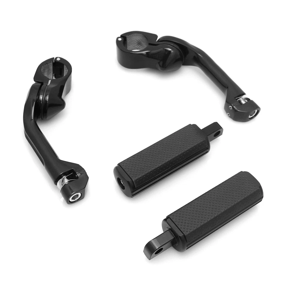 Defiance Floorboards highway foot rest For Harley touring bagger Street glide Foto 4 de 4