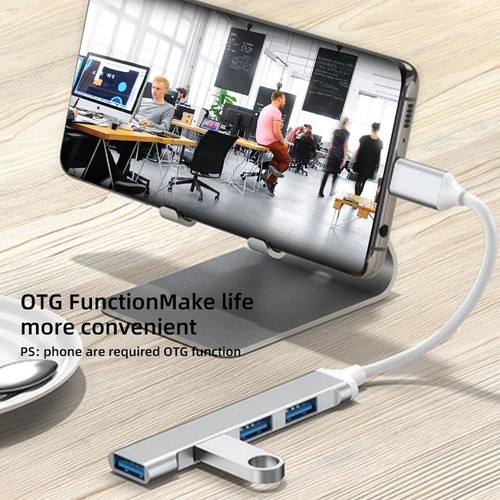 4K Adapter USB hub 3.0 4 ports Splitter type C - 第 3/4 張圖片