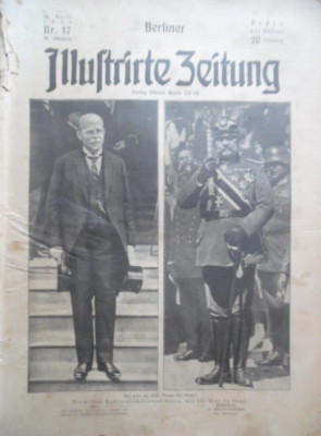 BERLINER ILLUSTRIRTE ZEITUNG 17-1925 B Hindenburg Wilhelm Marx US-Tornado Orient