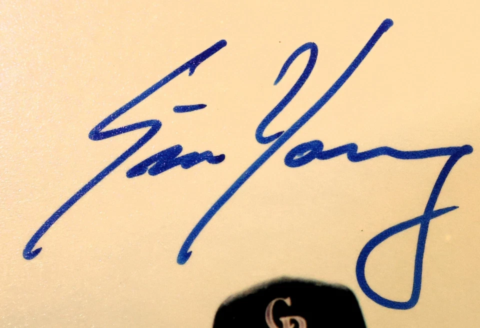 Foto Rockies 8x10 JSA CERTIFICADO DE AUTENTICIDADE assinado por Charlie Hayes, Eric Young Sr., etc. - Imagem 3 de 4