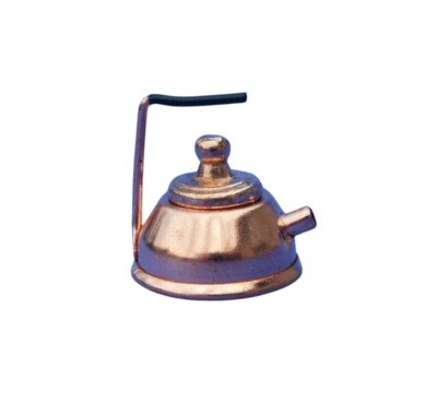  Miniature Dollhouse Copper Color Teapot Kettle 1:12 Scale New