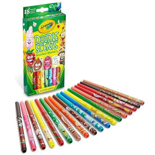Crayola - Doodle Scents - 18 Washable Scented Markers - Picture 2 of 2