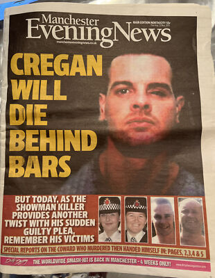 M.E.N. Zeitung 2013 Dale Cregan berüchtigte Polizistin & Serienmörderin schuldig UK