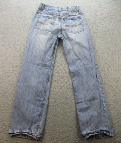 IRON Jeans Boys Size 14 (Actual 26x29) Regular Straight Leg Light Wash American - Picture 10 of 13