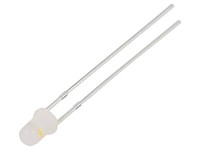 2X OSRMP23132A Led 3 Mm Bipolar Rot/Warmweiß 1120-1560Mcd 30° Front: GewöLbt Opt