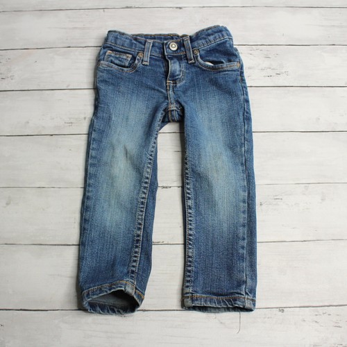 Sonoma Girl's Denim Blue Jeans Toddler Size 2T Medium Wash - Picture 6 of 8