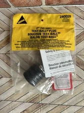 Cherne Industries 240028- 2 Inch Test Ball Plug Rubber Product New Free Fas Ship
