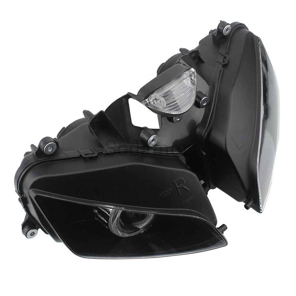 Conjunto completo faro blanco ojo de ángel luz para Honda CBR600RR F5 2003-2006 Foto 4 de 4