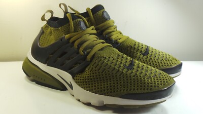 NIKE 2016 AIR PRESTO FLYKNIT ULTRA 835570-300 OLIVE FLAP 9.5 MAX 90 1 FORCE DUNK