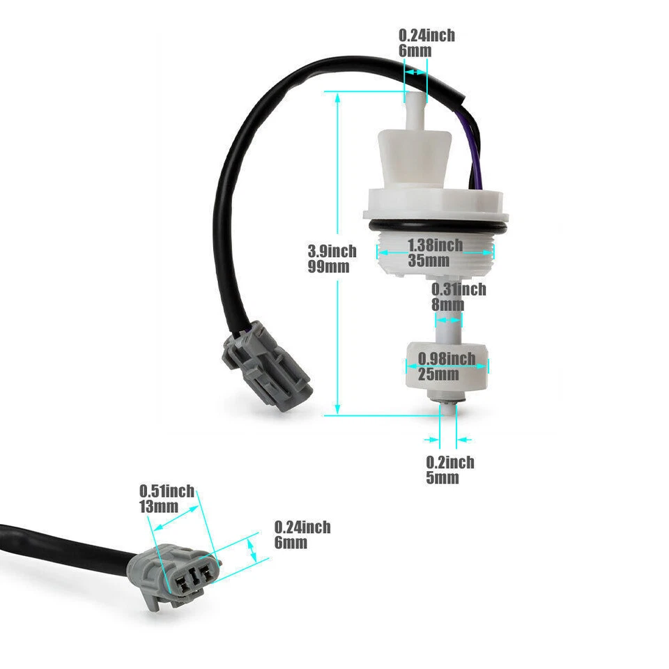 12639277 For Chevrolet Silverado GMC Sierra 6.6L Water in Fuel Indicator Sensor - Image 3 of 4