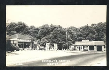 RPPC IRONTON MISSOURI CONNELLY'S SERVICE GAS STATION MO. REAL PHOTO POSTCARD