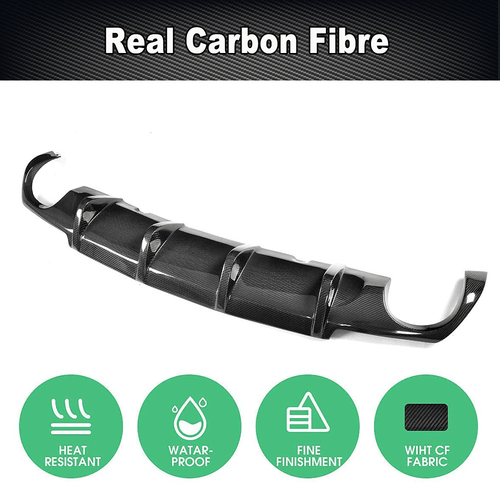 Canbon Heckdiffusor Stoßstange Diffusor Lippe Passt für VW Scirocco R 2009-2014  - Bild 7 von 13