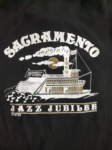 Vintage Sacramento Jazz Jubilee Stedman by Hanes Polo Shirt (Medium) - Picture 3 of 14