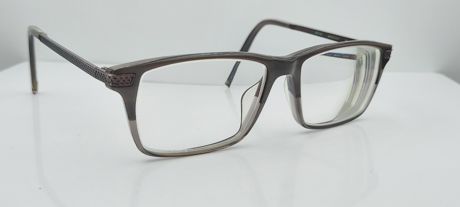 John Varvatos V237 Brown Rectangular Sunglasses F… - image 1