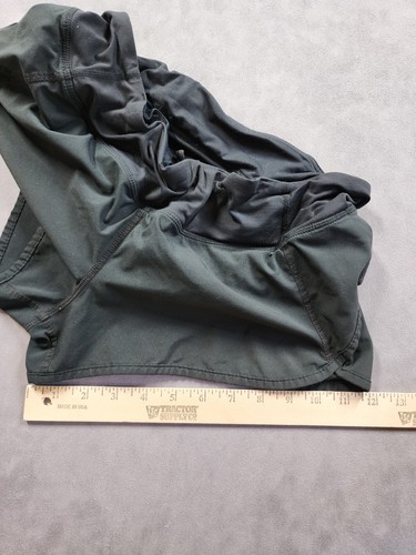 Pantalón Corto Lululemon Hotty Hot Para Mujer 6 Negro Verde 2.5" Entrepierna Bosque Oscuro Atlético - Imagen 5 de 11