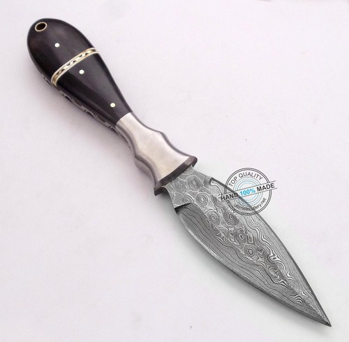 8,90" Custom handgefertigtes schönes Damast Enthäutungsdolch Messer (AA-0137-11) - Bild 4 von 6