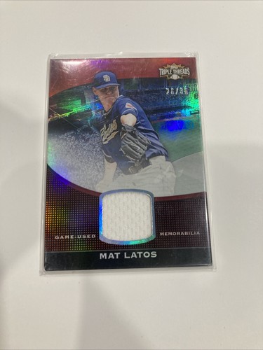 2011 Topps Triple Threads Unity Relic /36 Mat Latos #TTUSR-151