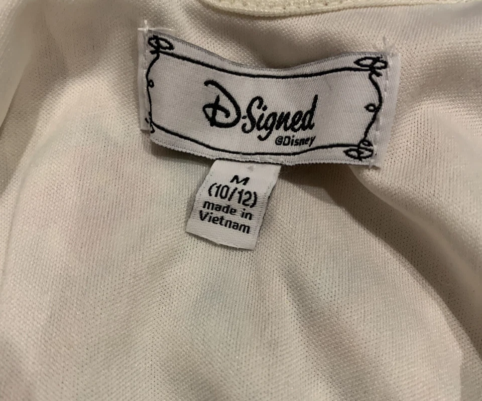 Vestido Disney D-Firmado Niña La Bella y la Bestia Forrado Suave Mediano 10/12 Foto 3 de 3