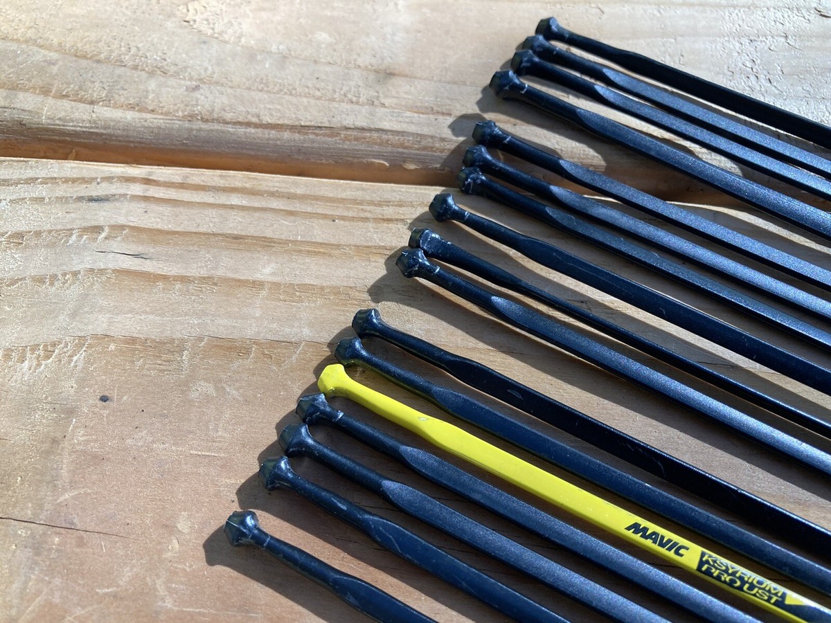 Lot Of 20 Mavic Ksyrium Elite Pro Ust Spokes 291mm Black