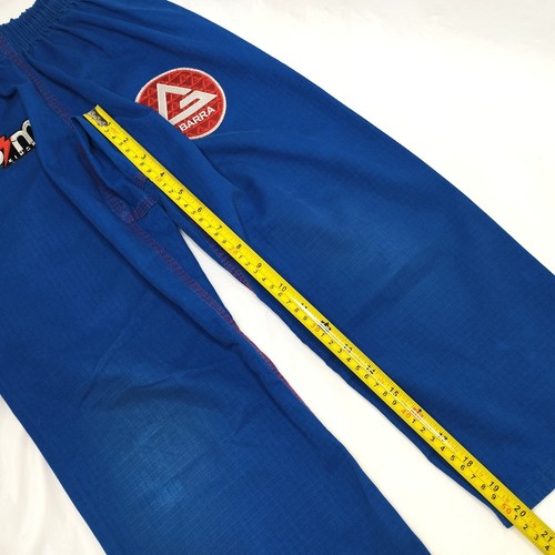 Chaqueta y Pantalones Gracie Barra Storm Equipe Jiu Jitsu BJJ Gi Juvenil Y4 Azul GBY4#3 - Imagen 9 de 22