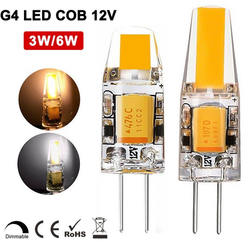 G4 LED COB Bulb 3W-6W Dimmable 12V Capsule Corn Light Halogen Replacement
