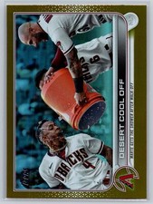 2022 Topps Update #US221 Desert Cool Off Gold Foil