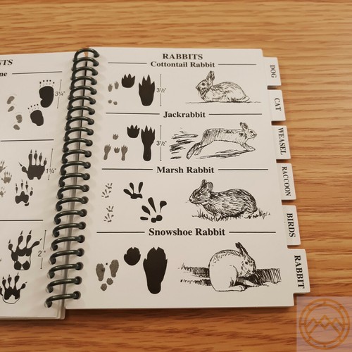 Pocket Guide To Animals / Tracks Book w/ Margin Ruler For Hiking Birding Hunting - Picture 4 of 12