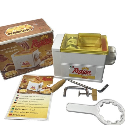 Machine à Pâtes MARCATO Atlas Mod 150 - Vintage - Inox - Fabriquée En Italie - Avec Boîte