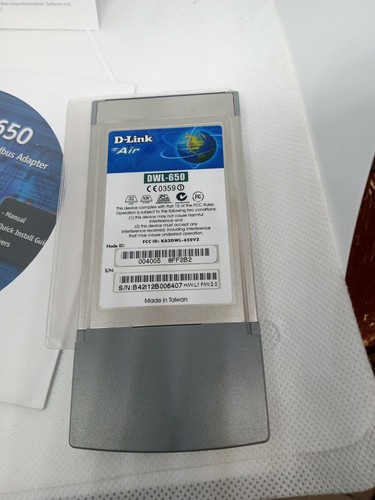 New D-Link AirPlus Wireless Network 2.4GHz Wireless Cardbus Adapter DWL-650+ - Picture 2 of 5