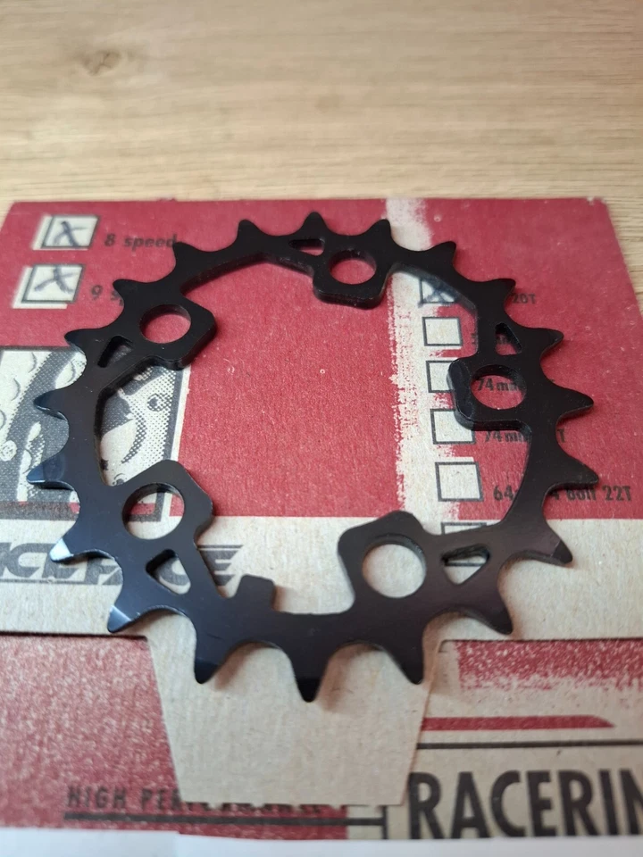 Piezas de bicicleta retro vintage nuevo en caja nos RaceFace plato piñón 58 mm, 20T 8,9s Foto 4 de 4