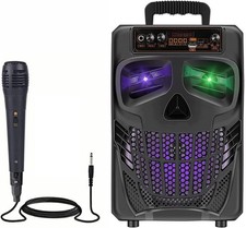 Portable Bluetooth Speaker with Subwoofer Wireless Speakers Big Support FM Ra...